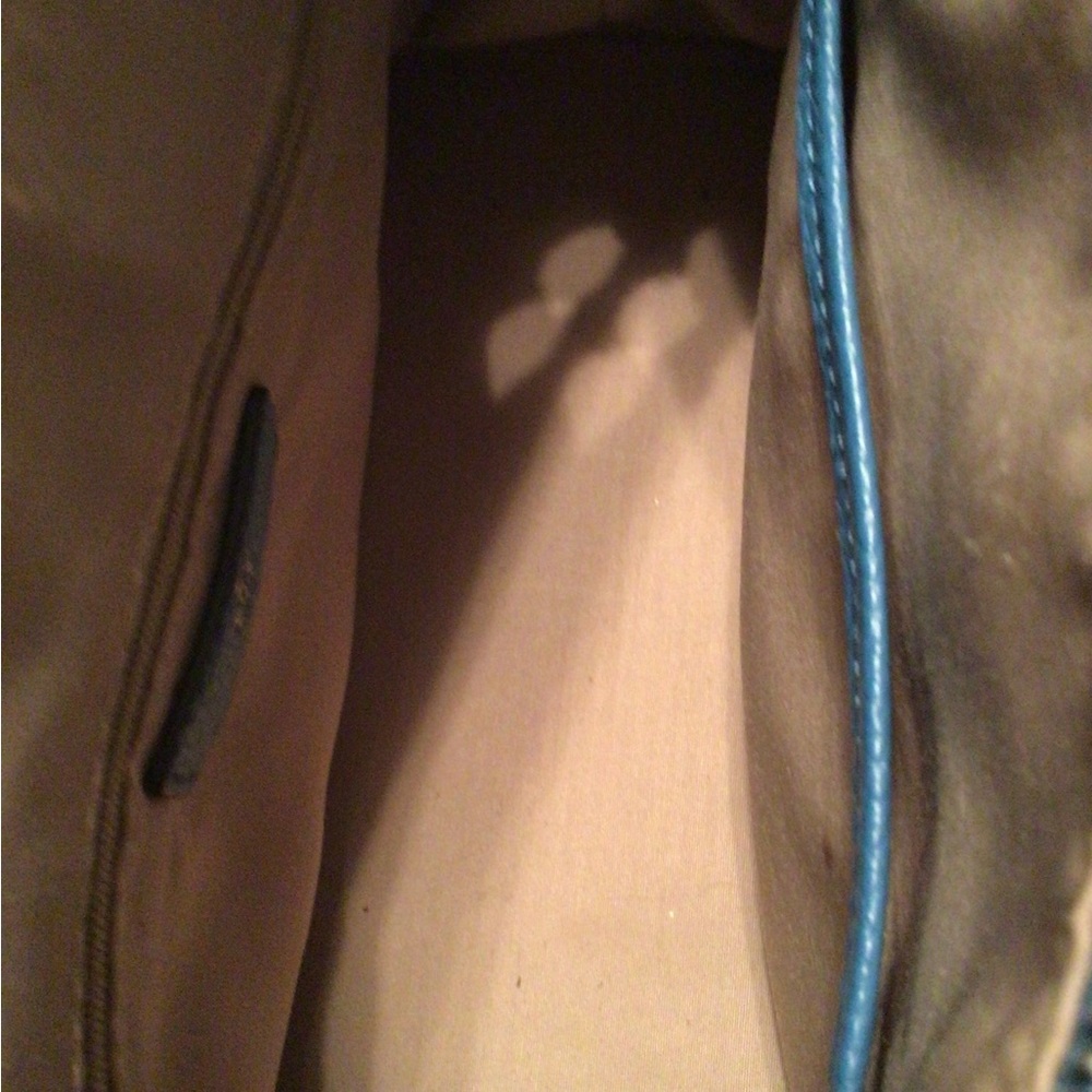 Nanette Lepore Blue Satchel with Black Handles - Picture 5 of 8